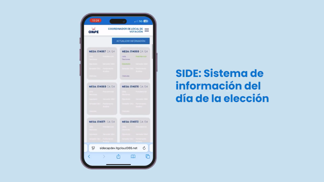 VIDEO DE SIDE Y ORDENAMIENTO DEL CENTRO DE ACOPIO(link abajo)
